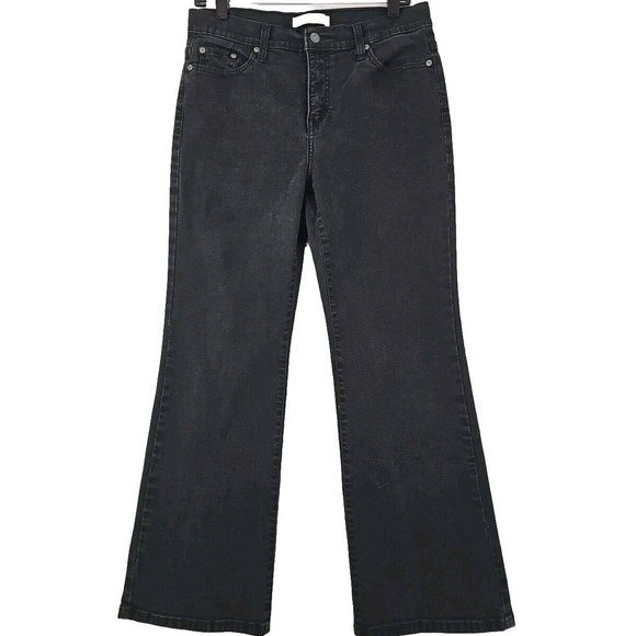 Levi's 512 ~Woman Size 14M~ Black Denim Perfectly Slimming Bootcut Jeans. - Picture 8 of 9